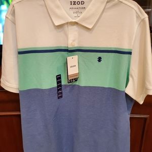 3 / $10 Izod men's large short sleeve collared shirt NWT